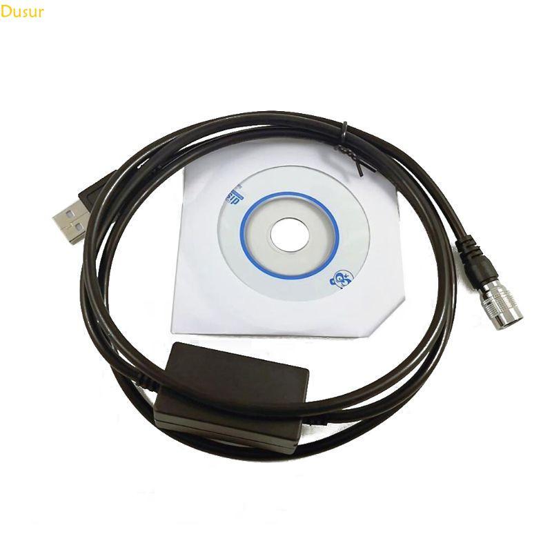 Cáp dữ liệu tải xuống USB Dusur Tương thích với Windows cho Topcon Sokkia Gowin Total Sta