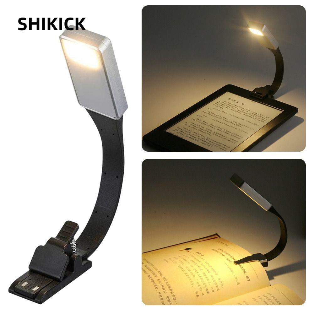 Shikick Reading Clip Light USB Sạc Bảo Vệ Mắt Kindle eBook Reader Đèn Ngủ