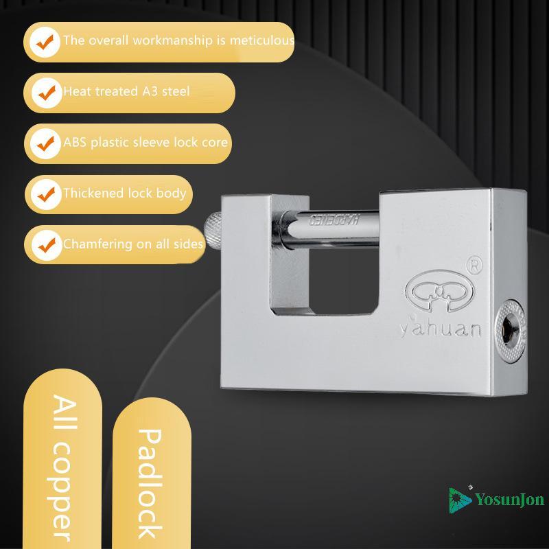 YosunJon] 1 Chiếc Cửa Vuông Lo Top An Ninh Hạng Nặng Hình Chữ Nhật Loại Sắt Hình Chữ Nhật Padlo MỚI