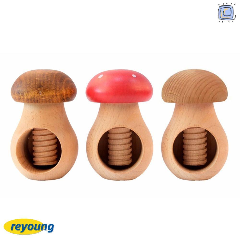 Kìm ROYOUNG, Dụng Cụ Nứt Hình Nấm Dễ Dàng, Kẹp Pecans Bằng Gỗ Đa Năng Di Động