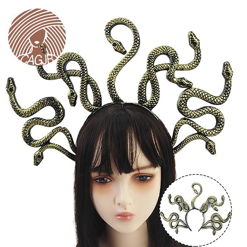 Cosplay Mũ Halloween Medusa Tóc Rắn, Phù Hợp Cho Rave Party và Cosplay