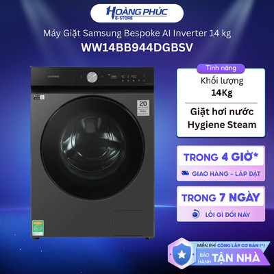 WW14BB944DGBSV Máy Giặt Samsung Bespoke AI Inverter 14 Kg WW14BB944DGB {Ship HCM 0Đ}