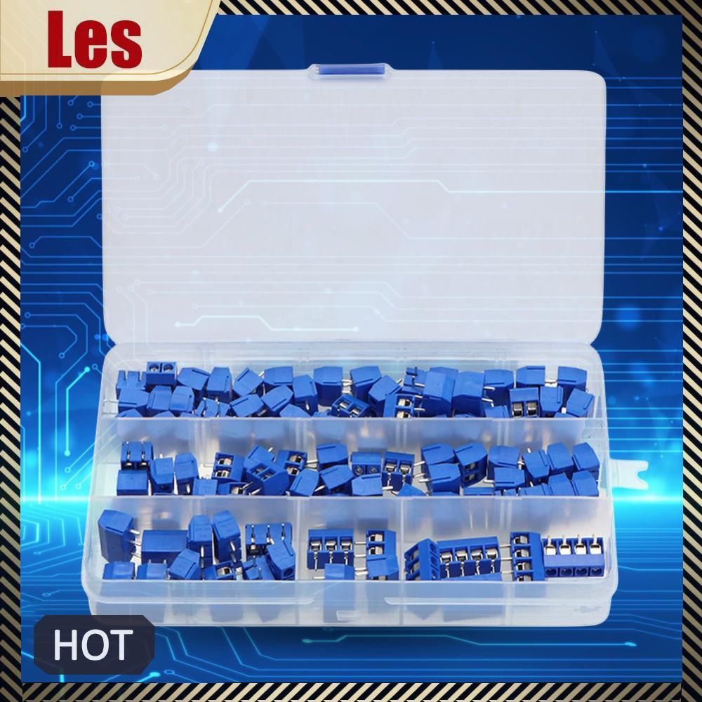 100 Chiếc KF301-2P KF301-3P KF301-4P PCB Vít Thiết Bị Đầu Cuối Khối 5 Mm Sân PCB Gắn Vít Thiết Bị Đầ