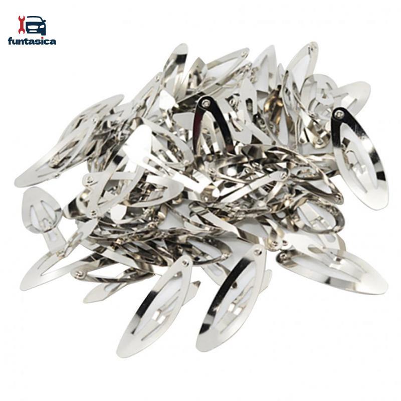 Bộ 50 Kẹp Tóc Barrette Bent Snap Thủ Công