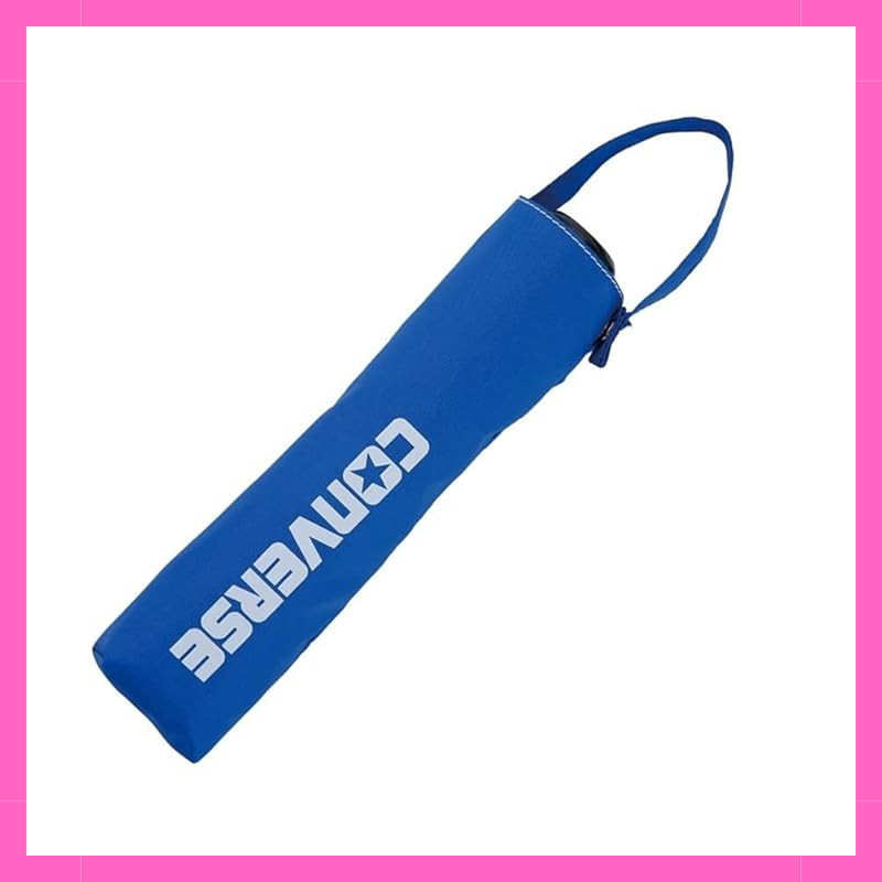 Ogawa Converse Kids Folding Umbrella Manual Open 55cm 6-Rib CONVERSE Blue Plain One-Point Logo Antib