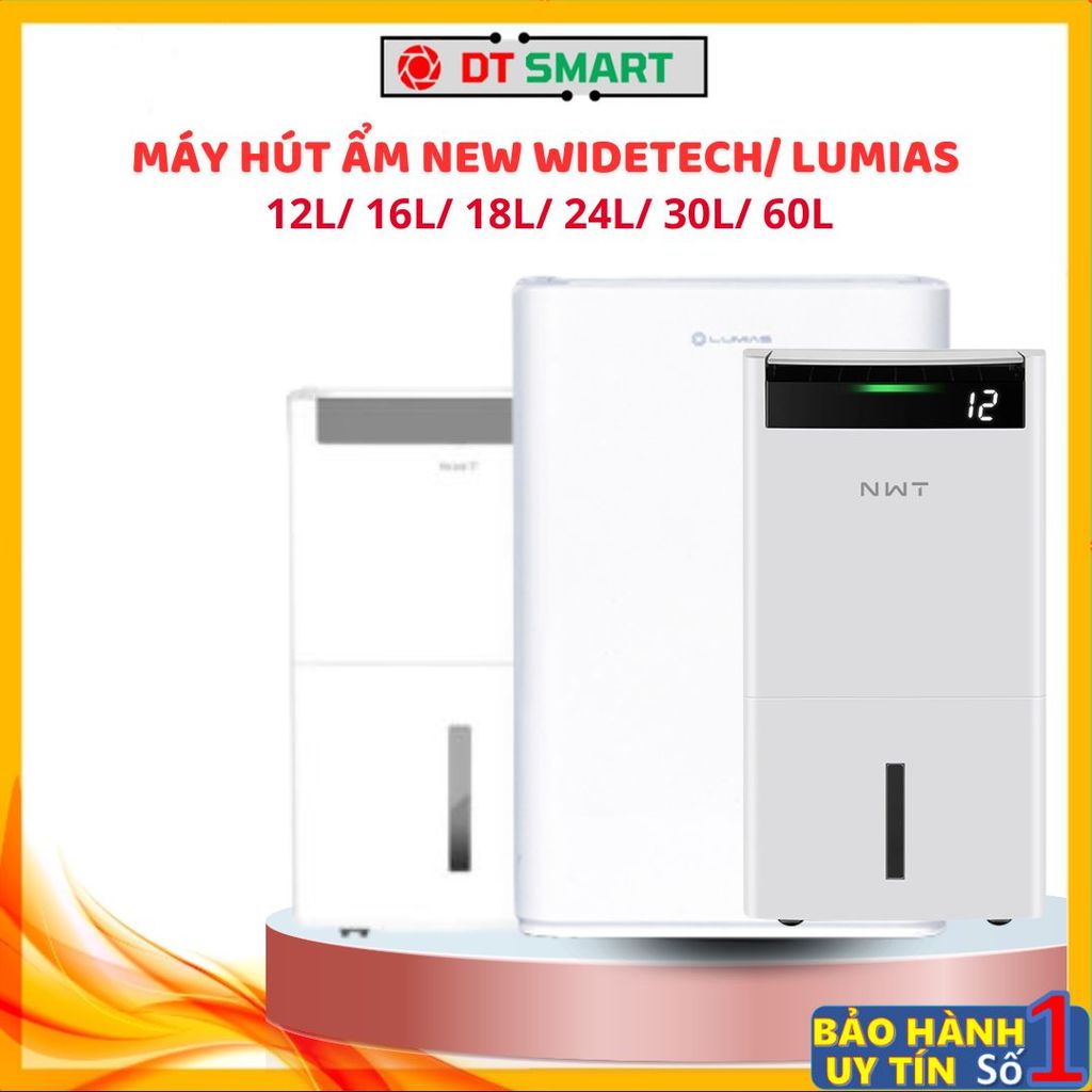 Máy hút ẩm thông minh New Widetech 12L/16L /18L/ 24L /30L/60L - BH 18 tháng