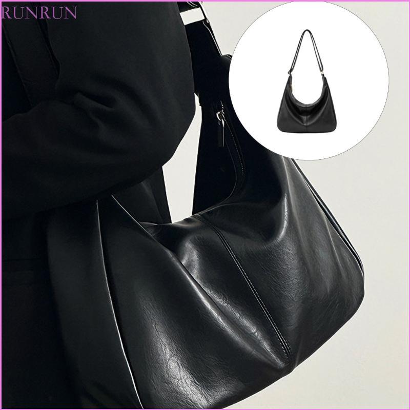RUN Túi đeo chéo dây đeo có thể điều chỉnh thoải mái dành cho nữ Da PU nhẹ chống mài mòn Dễ dàng mang theo