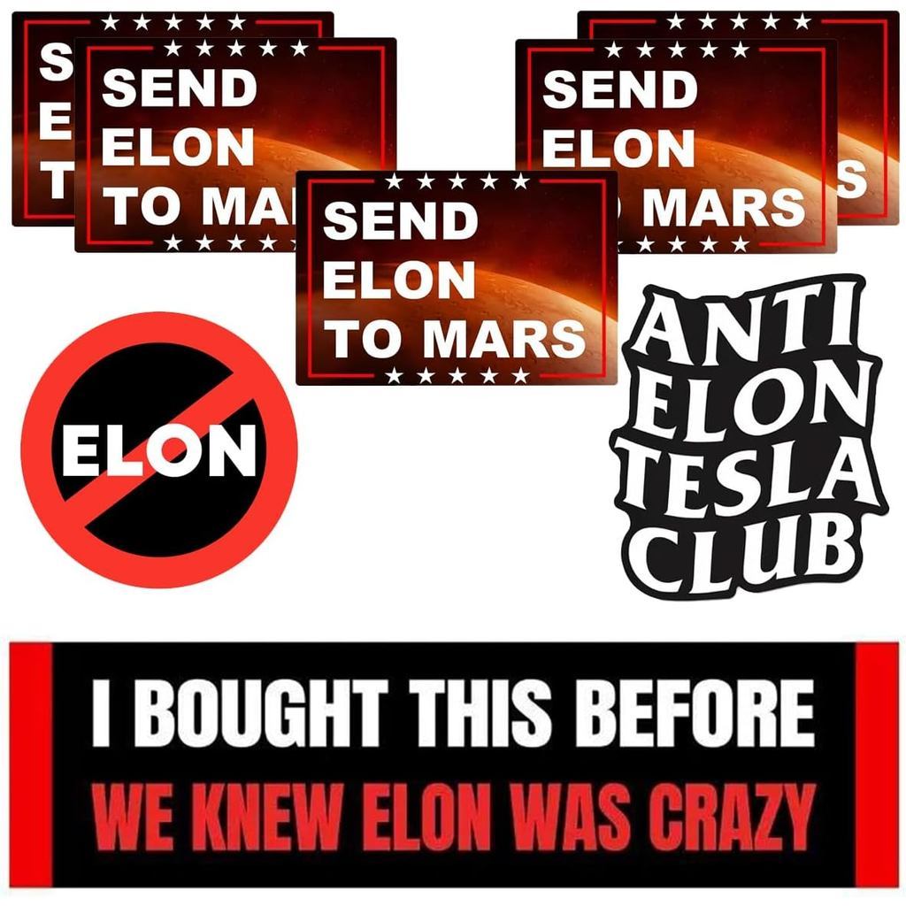 8 Miếng Dán Chống Elon Ốp Lưng, 5 Chiếc Gửi Elon Lên Sao Hỏa Miếng Dán, Tôi Đã Mua Cái Này Trước Khi