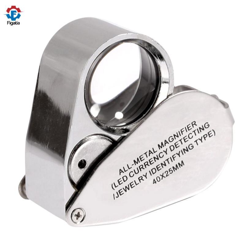 Kính soi đá quý Jewel Loupe 40X, đèn LED kép