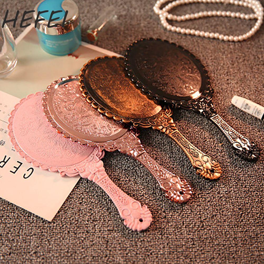 HEFEI Gương ren HEFEI Nữ Vintage Retro Handhold Gương