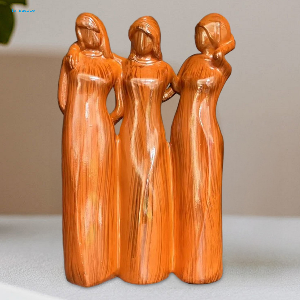 Size lớn| Nhựa Chị Điêu Khắc Khắc Tình Bạn Trang Trí Chị Em Tượng Tình Bạn – Nữ Bạn Điêu Khắc 2-6 Ch