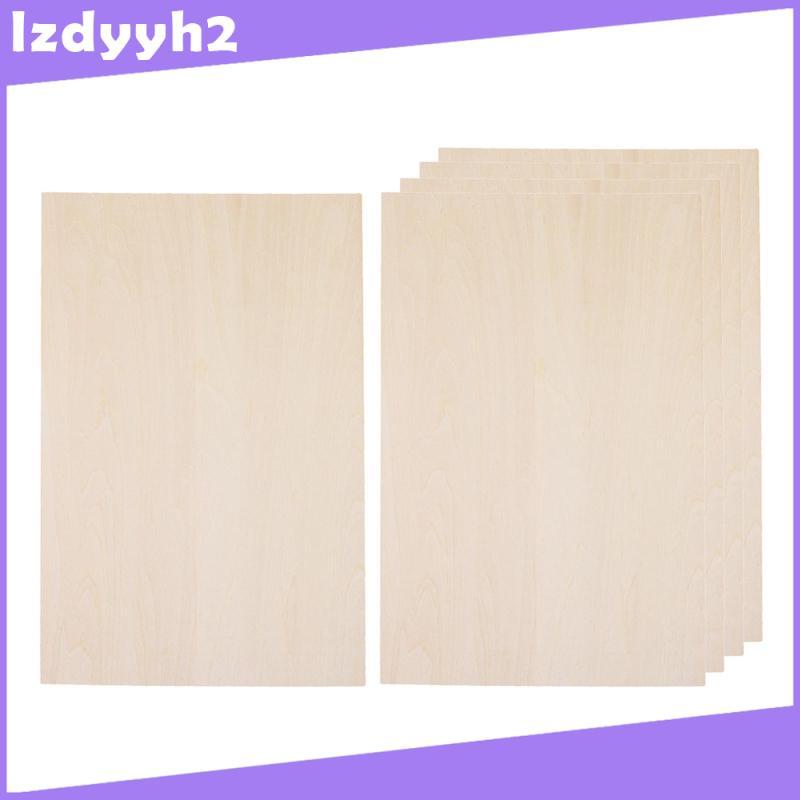 10x Bảng Basswood Chưa hoàn thiện Bảng gỗ Tấm gỗ cho dự án DIY