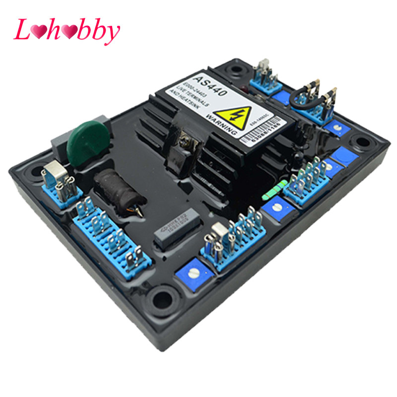 Mô-đun điều khiển điều chỉnh điện áp tự động AVR AS440 cho máy phát điện, cuộn