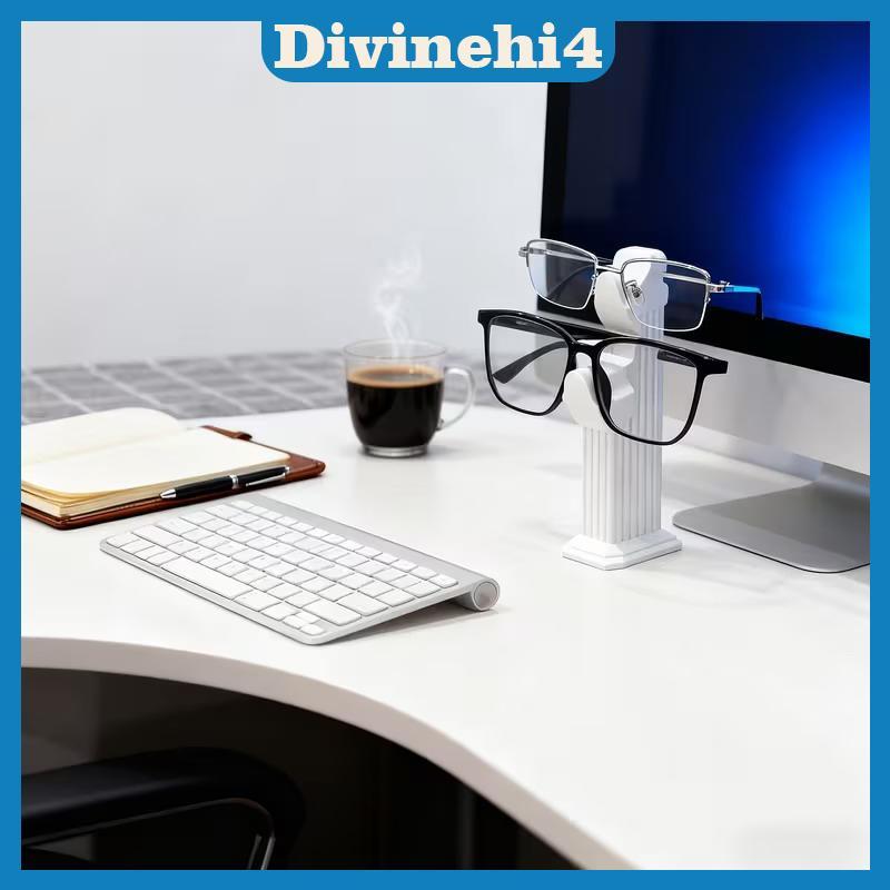 < divinehi4 > Giá đỡ kính cột La Mã tối giản Cột La Mã Kính trang trí Máy tính để bàn Nhà và Văn phò