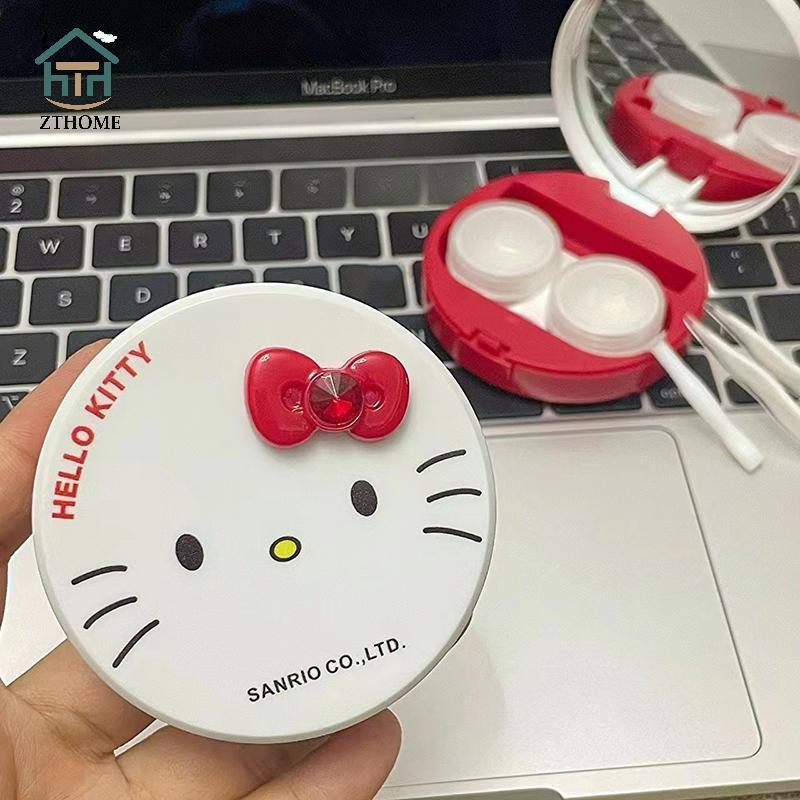[ZTHOME] Vỏ mèo Kawaii Kt Hoạt Hình Dễ Thương Kt Cat Di Động Hộp Mini Du Lịch Làm Đẹp Học Sinh Hộp B