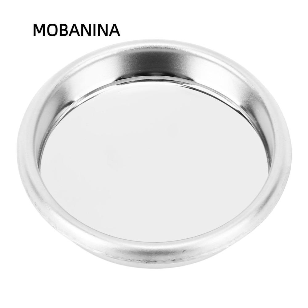 MOBANINA Backflush Blind Filter, 58mm 54mm Portafilter Chèn Giỏ, Backflush Giặt Bạc 51mm 304 Thép kh