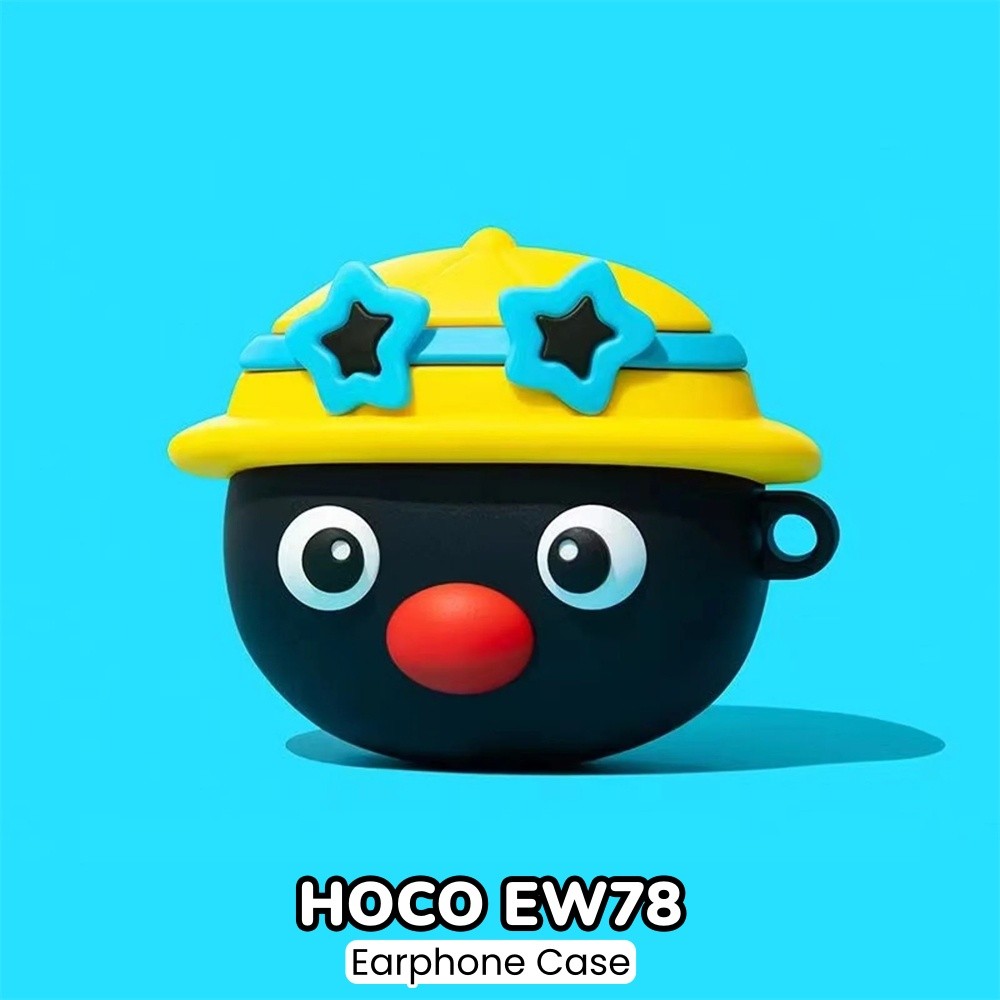 [Yoshida] Dành Cho Vỏ HOCO EW78 Vỏ Silicon Mềm Niche Họa Tiết Hoạt Hình Vỏ Tai Nghe NO.7
