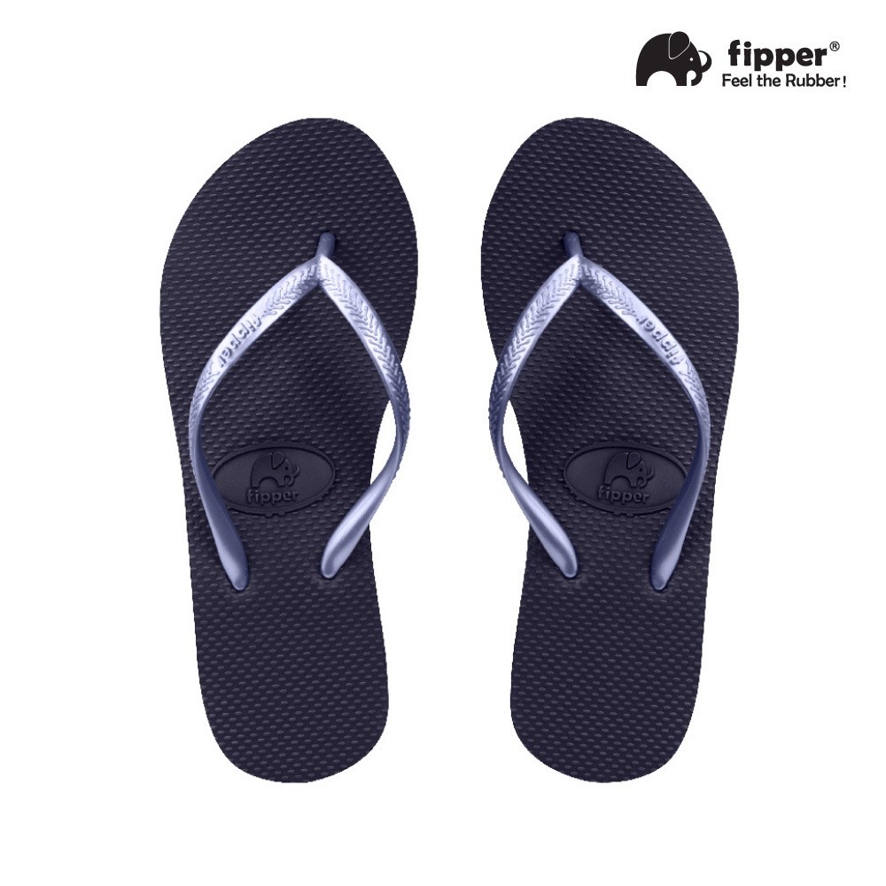 ZA8 Fipper Shine Non-Rubber dành cho nữ trong hải quân