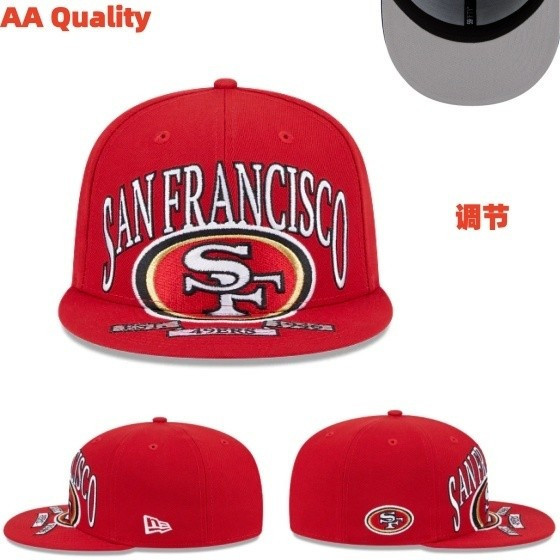 Mũ bóng chày 49ers điều chỉnh được, unisex, mã 7L48