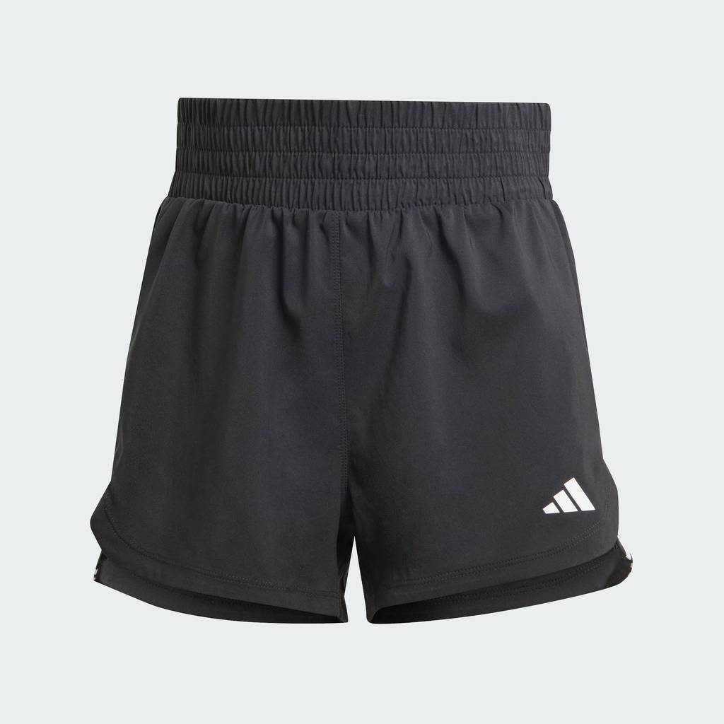 adidas Gym & Training & Bóng lưới Quần Short Dệt Cạp Cao 3 Sọc Tập Luyện Pacer Nữ Đen IT7760