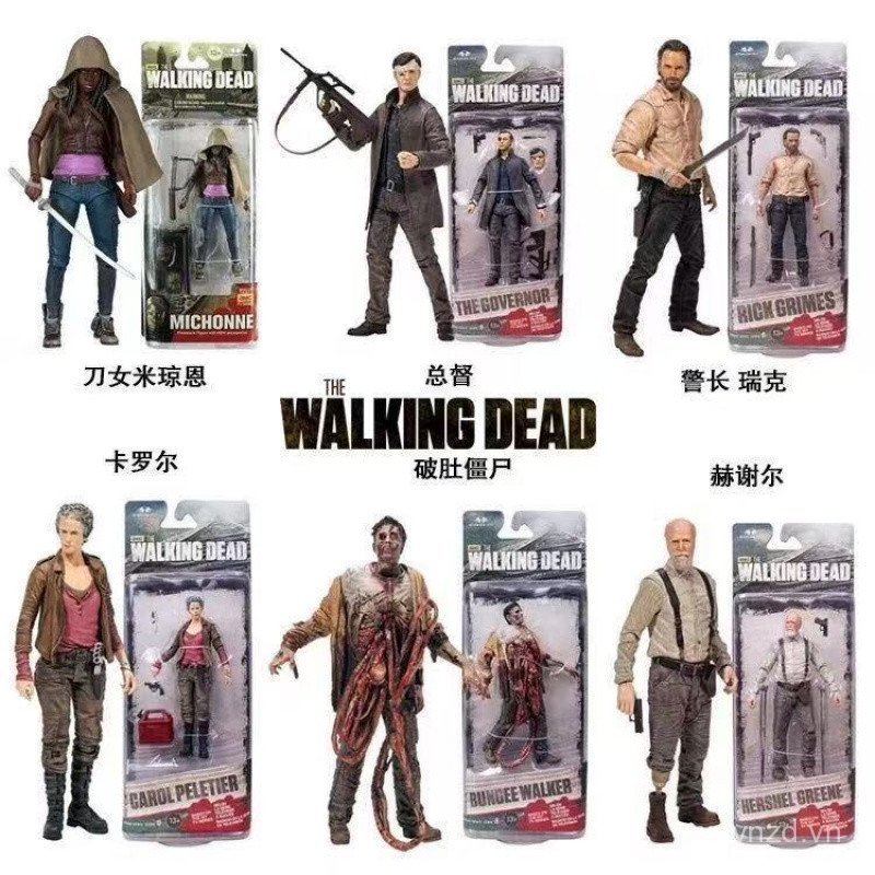 Hàng sẵn có McFarland Đi bộ chết người Thịt Cảnh sát trưởng Rick Carol Xúc xích gãy Zombie Hershel S