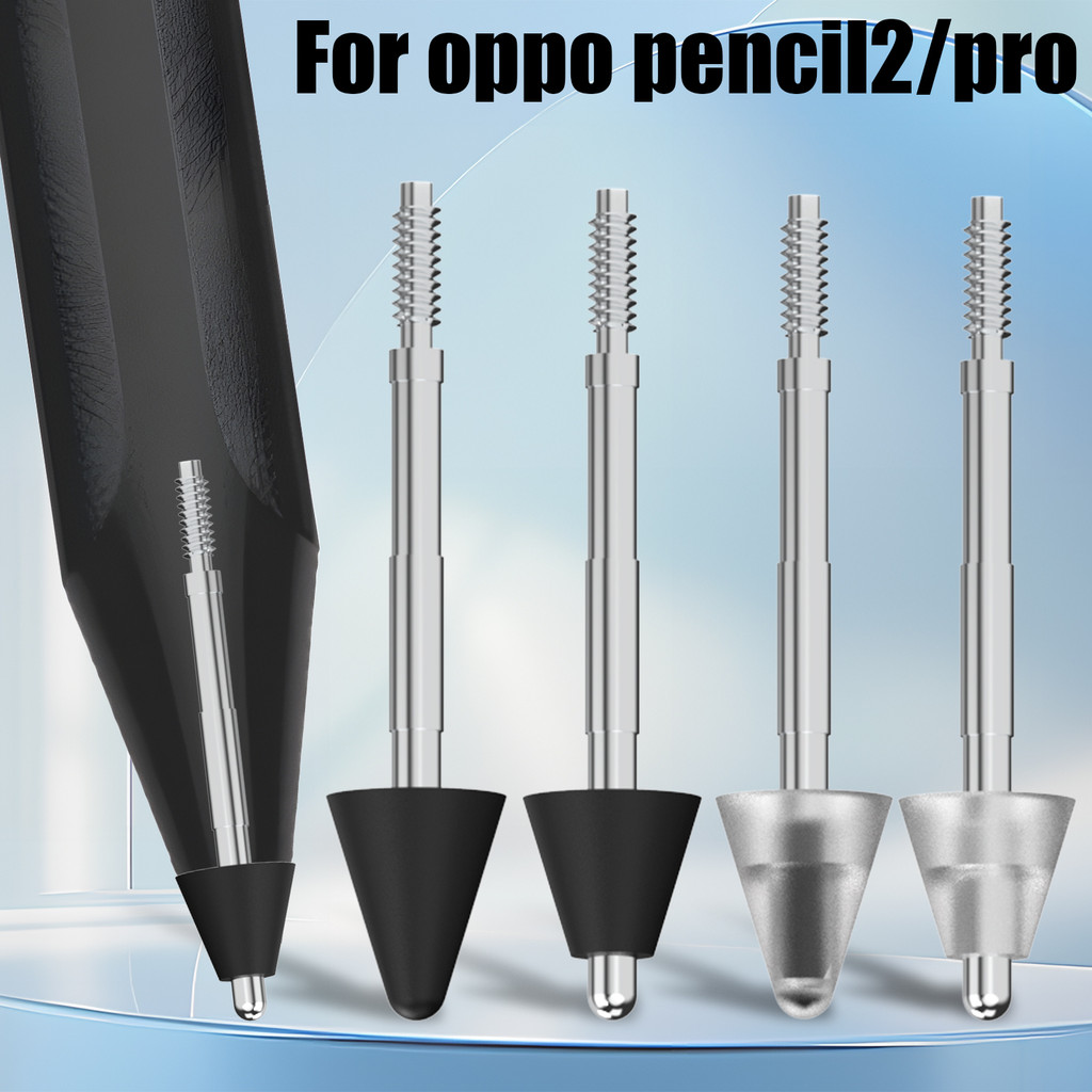1 / 2 / 4 Đầu bút thay thế bền bỉ cho Oppo Pencil 2-Pro, Thanh áp lực nhạy cảm với thiết kế chống tr