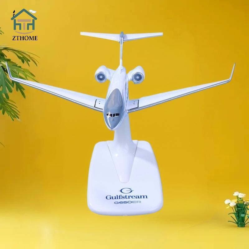 ZTHOME mô hình máy bay Gulfstream G650/G650ER tỉ lệ 1:200, diecast, tỉ lệ 1/200, boutique