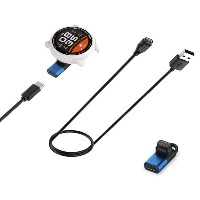 Bộ chuyển đổi nguồn loại C Bộ chuyển đổi cáp sạc USB cho COROS PACE 3 2 APEX 2 Pro 2 APEX 42mm VERTI
