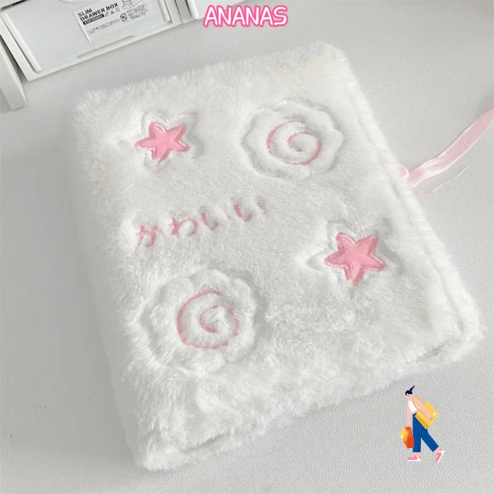 ANANAS Photocard Collection Books, A5 Binder Photo Album, Sáng Tạo Sang Trọng Họa Tiết Ngôi Sao Lá R