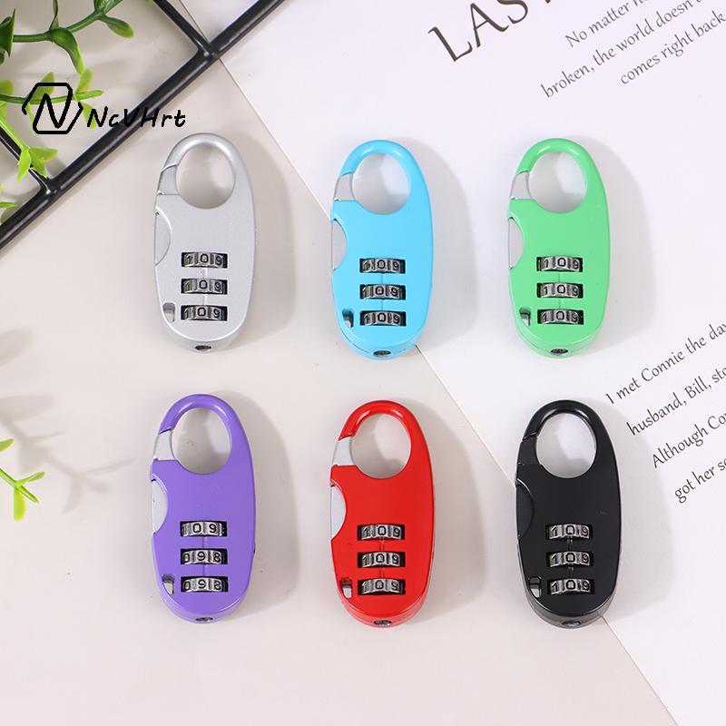 NcVHrt 3 Chữ Số Mật Khẩu Lo Ký Túc Xá Tủ Lo Bapa Dây Kéo Lo Hành Lý Padlo Di Động Mã Lo Mới