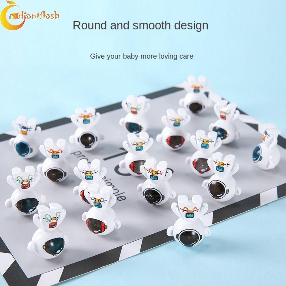 RADIANTFLASH 10 Chiếc Spaceman Phi Hành Gia Để Bàn Bauble, Xoay Giảm Áp Lực Ngược Mini Tumbler Đồ Ch