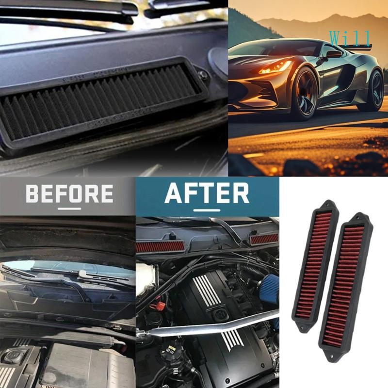 Sẽ 2 Bộ Lọc Không Khí Cao Cấp Được Thiết Kế Cho E81 E82 E84 E87 E88 E90 E91 E92 E93 330i 330d Động C