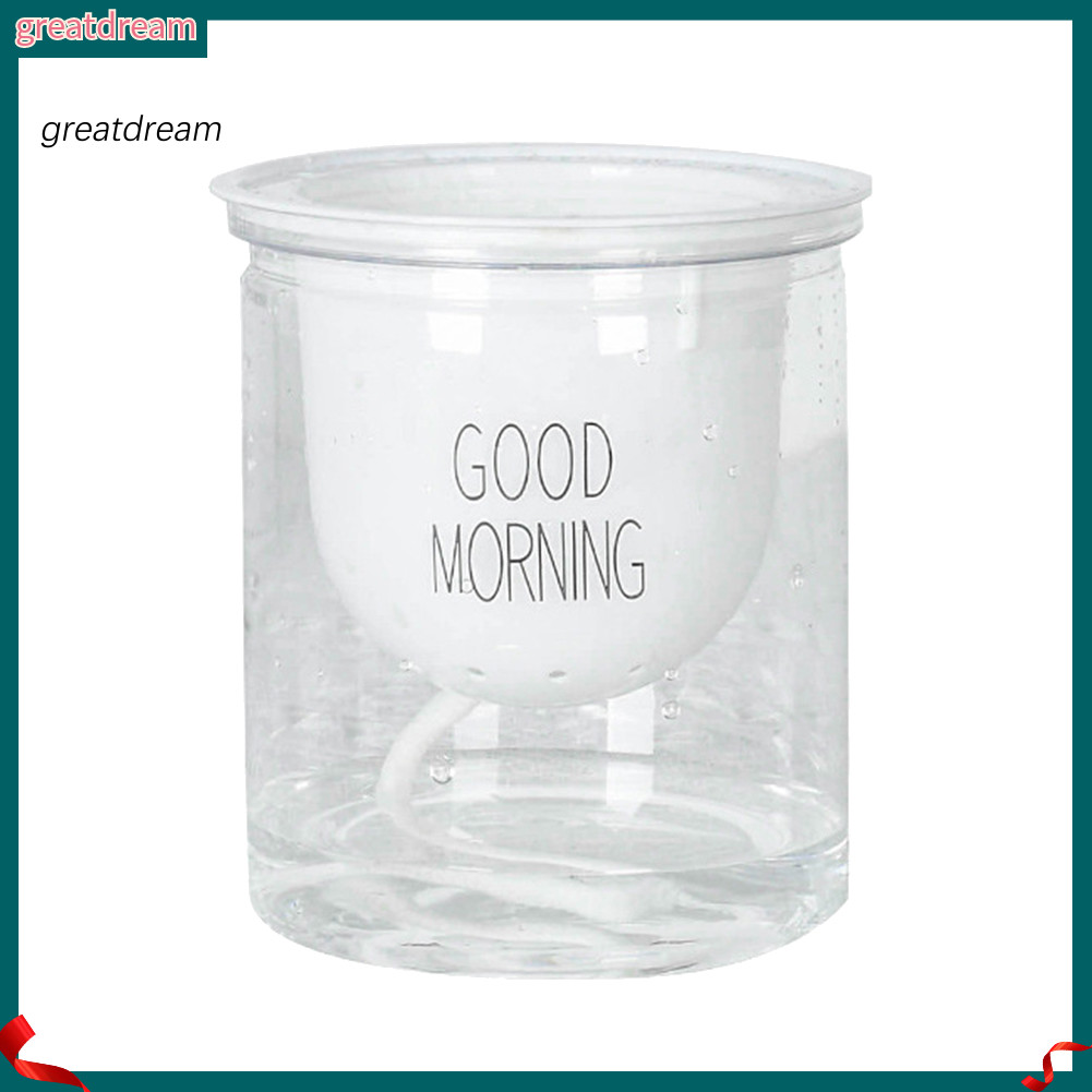 Mơ mộng| 2 Bộ Hai Tầng Thủy Canh Epipremnum Aureum Tự tưới Hoa Trang Trí Nhà