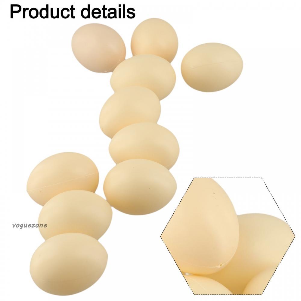 #VOGUEZ#Faux Chicken Eggs Smooth Edges Store Displays For Educational Purposes