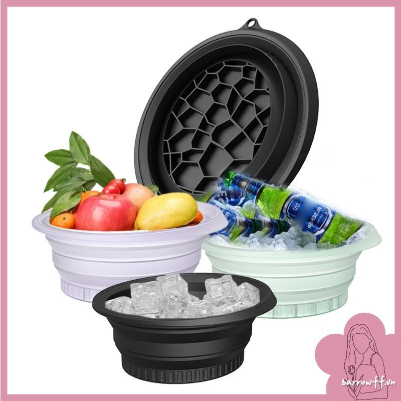 Brroa Ice Facials Washbasin Silicone Face Ice Bath Bowl Cool Ice Face Washbasin