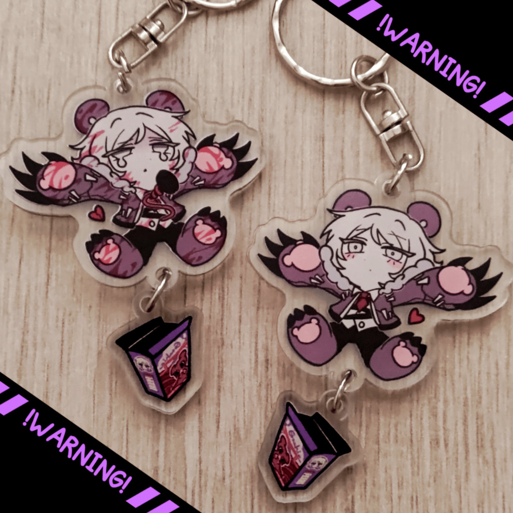 Limbus Company Faust Hex Nail EGO Keychain Fanart By Tofuaru
