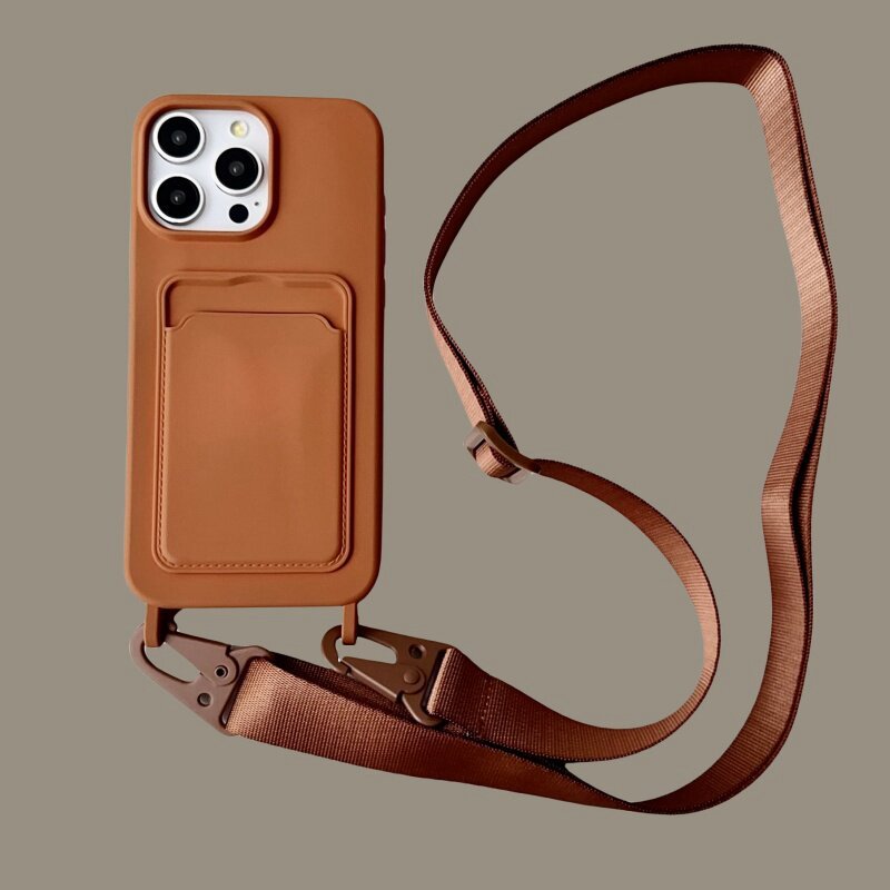 ốp điện thoại có dây đeo ốp điện thoại Ốp điện thoại Apple có dây buộc Vỏ điện thoại tích hợp