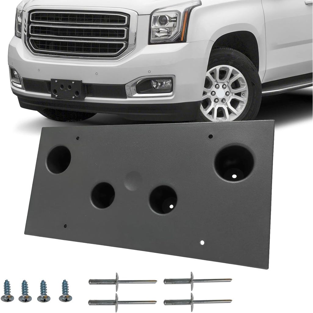 Cản Trước Biển Số Khung Giá Đỡ Phù Hợp Với GMC Yukon / Yukon XL 2015 2016 2017 2018 2019 2020 Thay T