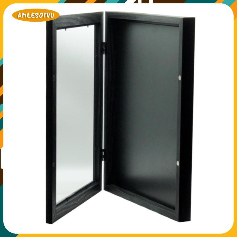 Jersey Khung Màn Hình Ốp Lưng Bảo Vệ Bằng Gỗ Jersey Shadow Box Jersey Display Case Cho Khúc Côn Cầu 