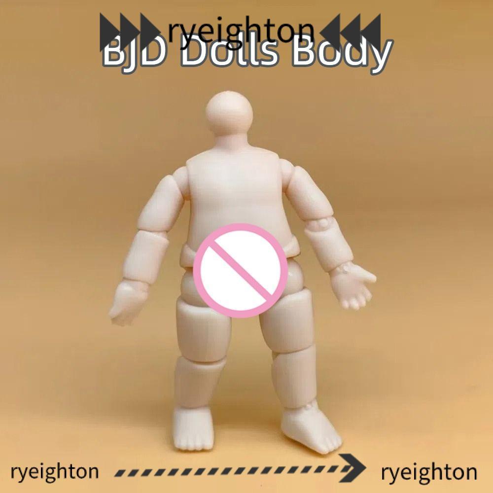 Búp bê cơ thể RYEIGHTON, Búp bê hình cao 6,3 cm PVC, Búp bê Anime nhiều khớp bền bỉ Thân búp bê BJD 
