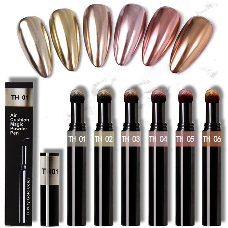 Popular~Exclusively for manicures Luxurious gold magic pen, solid titanium gold chalk, magic mirror 