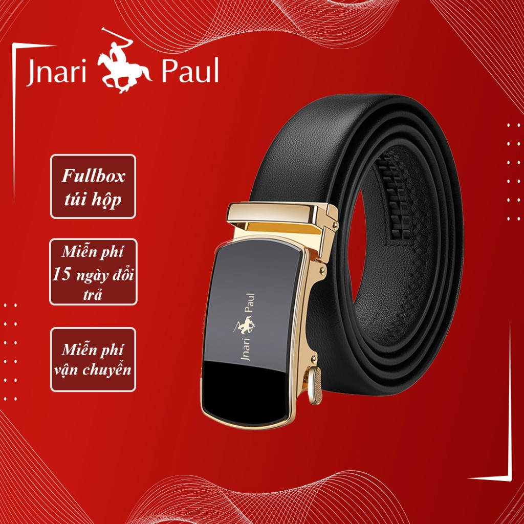 Thắt lưng nam cao cấp Jnari Paul, Dây nịt nam fullbox LEANO