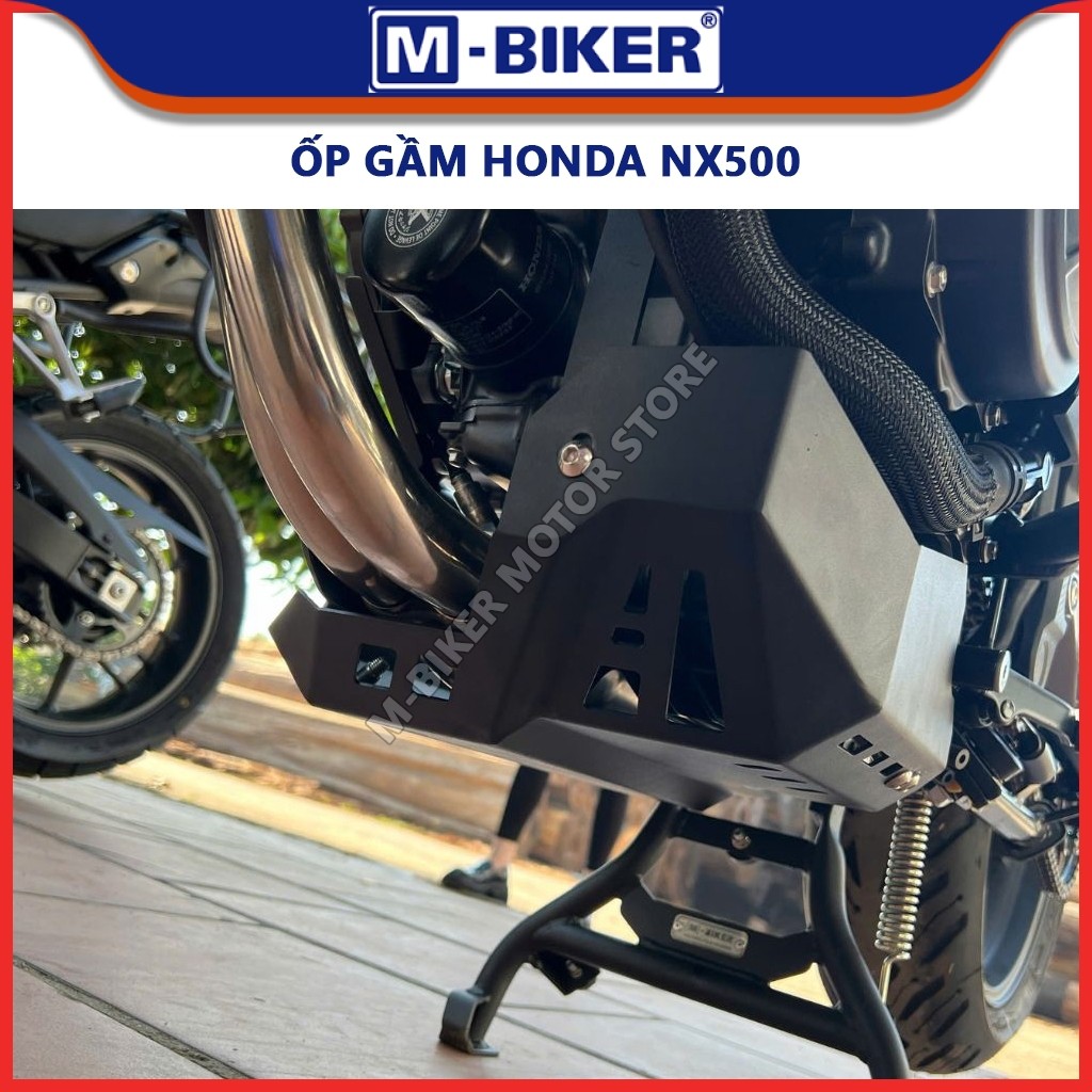 Ốp gầm NX500, Bảo vệ gầm NX500, Ốp bảo vệ gầm xe Honda NX500 chính hãng MBIKER