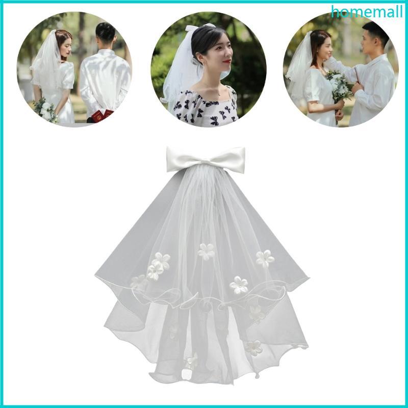 HO Hen Night Bridal Veil Bride To Be Bridal Tắm Cưới Sheer Veil