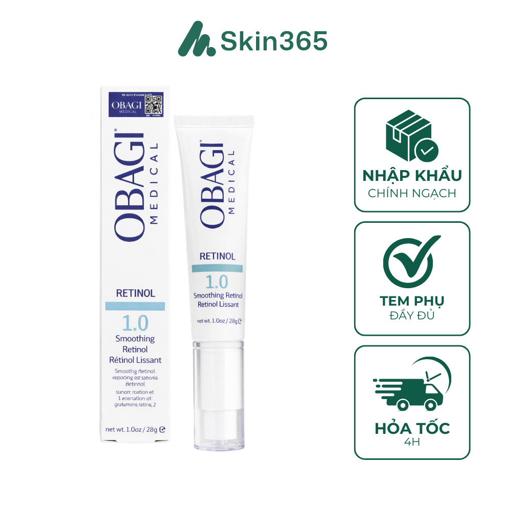 Kem Dưỡng Obagi Retinol 1.0% - Hỗ Trợ Cải Thiện Nếp Nhăn & Độ Đàn Hồi 28g