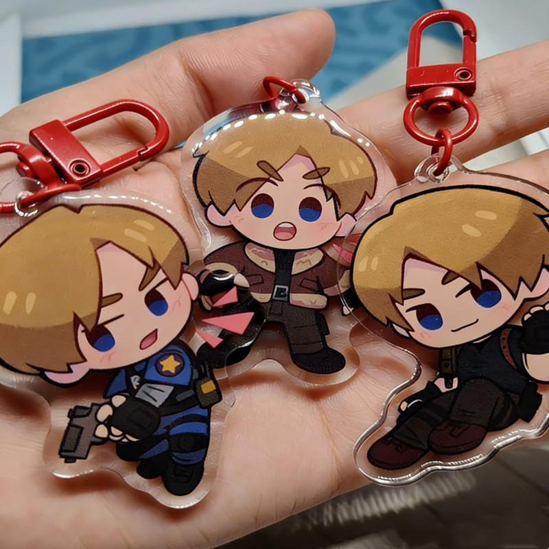 Leon Kennedy | Inspired by Resident Evil |  Double Sided Acrylic Keychains