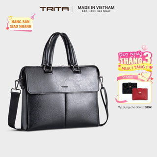 Cặp công sở Trita (Thời trang nam phối ngăn - Cặp da TCA20) Bagsmart