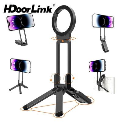 Giá đỡ ba chân điện thoại từ tính HdoorLink Giá đỡ điện thoại ABS Giá đỡ tay cầm Selfie có thể gập lại đỡ điện thoại du lịch di động
