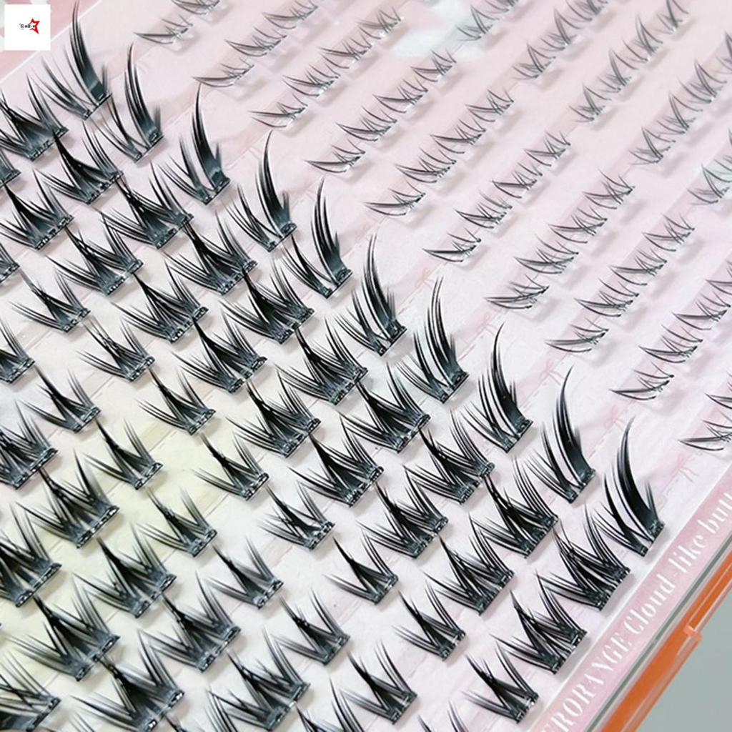 Cụm lông mi không keo 5-14mm - Lông mi Anime mềm để trang điểm tại nhà