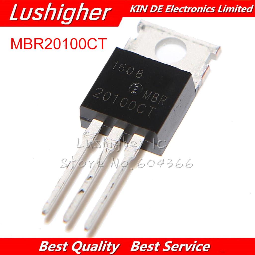 10 Chiếc MBR20100CT TO220 MBR20100 TO-220 MBR 20100CT Mới Chính Hãng